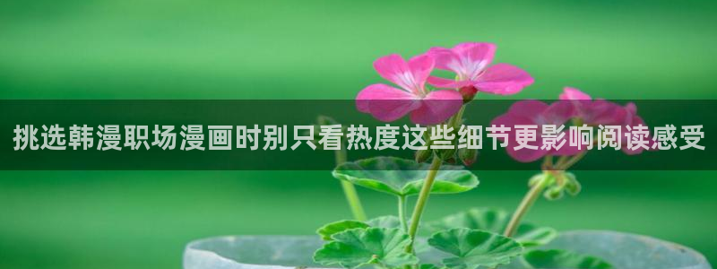 51漫画漫画专题:挑选韩漫职场漫画时别只看热度这些细节更影响阅读感受